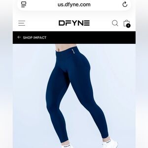 DFYNE Impact Legging in the new color INK